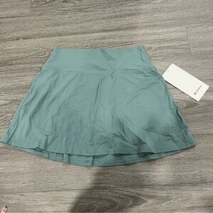 NWT Lululemon Align Skirt size 8 teal green crater blue